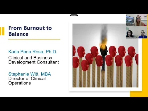 From Burnout to Balance: Identifying and Managing Burnout