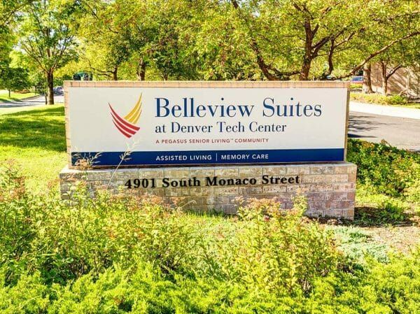 Belleview Suites at DTC welcome sign