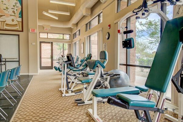 Fountain View Village resident fitness center