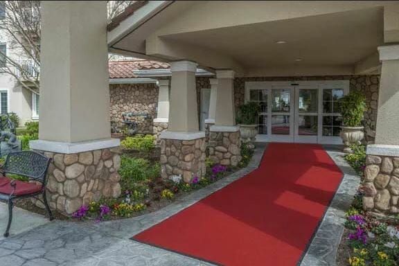 Main Entrance with Red Carpet at The Bonaventure