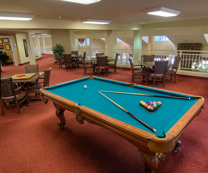 White Oaks billiards and game room