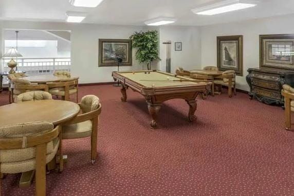 Activity Room with Pool Table at The Bonaventure
