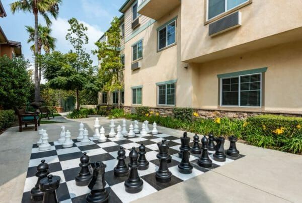 Outdoor Chess Game at Cypress Place