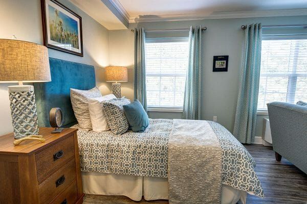 Belleview Suites at DTC model bedroom