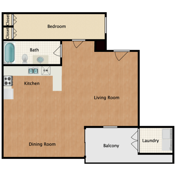 Zen Senior Living Serenity floor plan