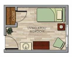 Healdsburg Senior Living floor plan 7