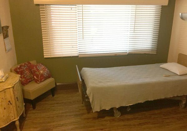 San Luis Care Center resident bedroom