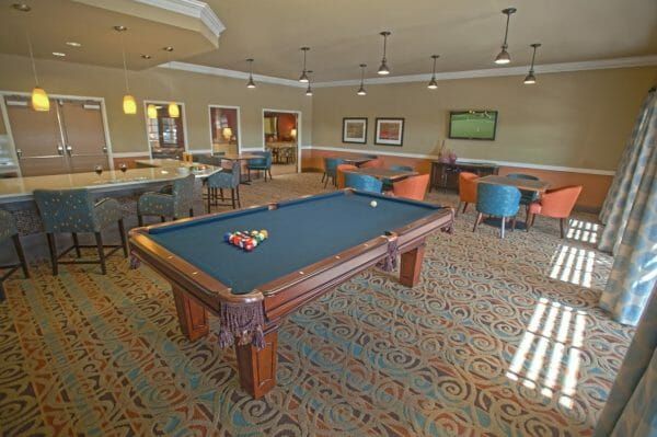 Billiard Room at The Reserve at Thousand Oaks