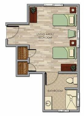 Healdsburg Senior Living Floor Plan