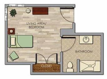 Healdsburg Senior Living floor plan 4