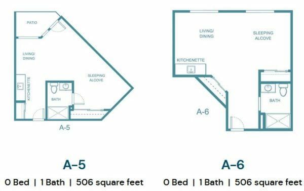 A5 A6 Floor Plan at The Chateau at Harveston