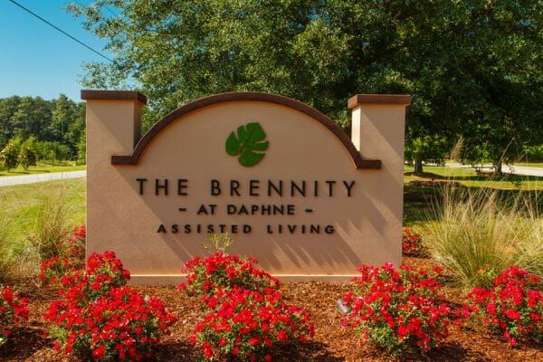 The Brennity at Daphne entrance sign