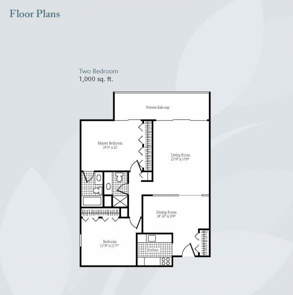 Brookdale Tamarac Square floor plan 2