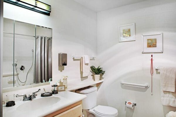 Bathroom in Model Apartment at Sunrise of Studio City