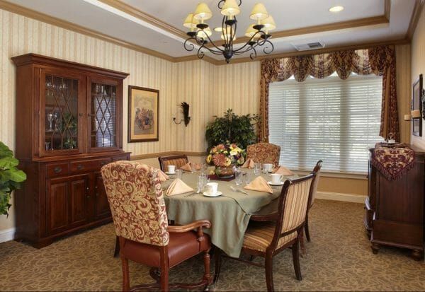 Private Dining Area at Sunrise of Woodland Hills