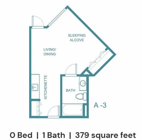 A-3 Floor Plan at The Oakmont