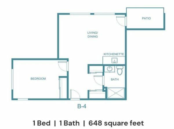 B-4 Floor Plan at Shasta Estates