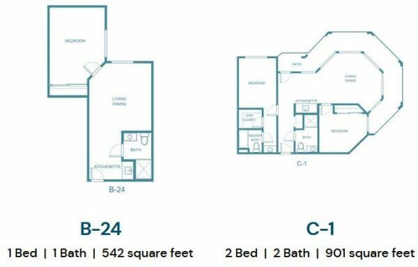 B24 and C1 Floor Plan at The Palms