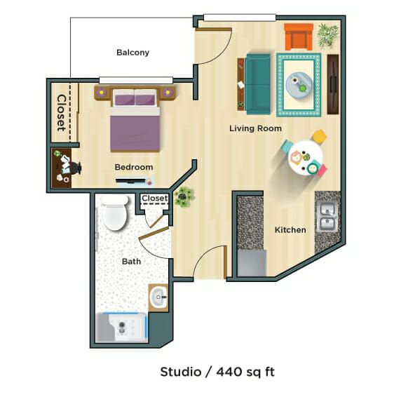 Blossom Vale Senior Living Floor Plan