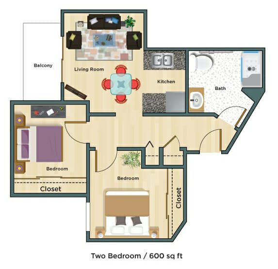Blossom Vale Senior Living Floor Plan