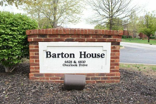 Barton House of Louisville Sign