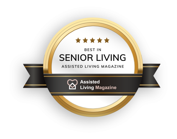 Best in Senior Living, Assisted Living Magazine Badge