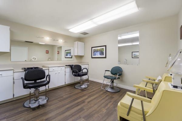 The in-house salon at Brookdale Federal Way