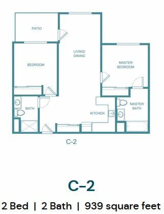 C-2 Floor Plan at Mission Commons