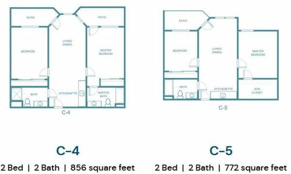 C4 and C5 Floor Plan at The Palms