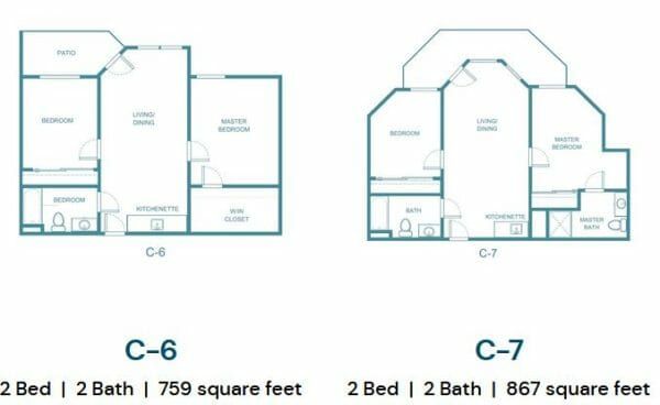 C6 and C7 Floor Plan at The Palms