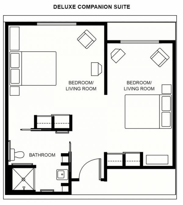Hawthorn Court at Ahwatukee companion room floor plan