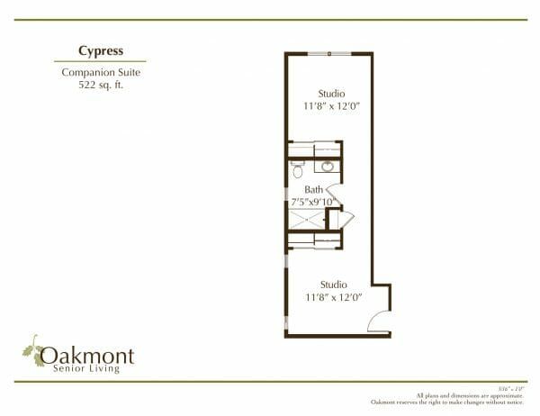 Oakmont of Folsom Cypress floor plan