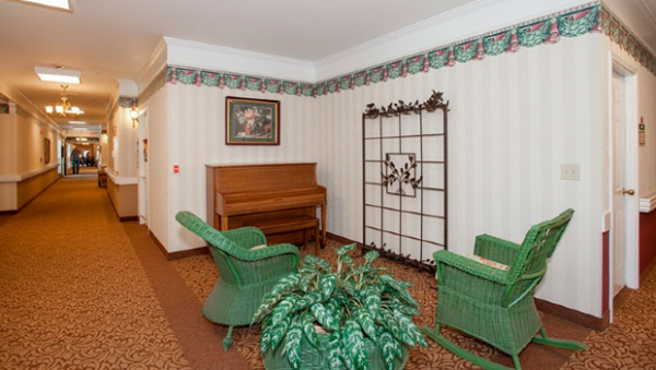 Piano and sitting area in Morningside of Decatur