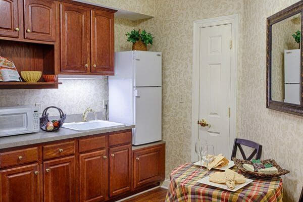 The Brennity at Fairhope independent living cottage home kitchen