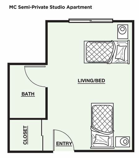 Floor Plan at Fountain Square of Lompoc