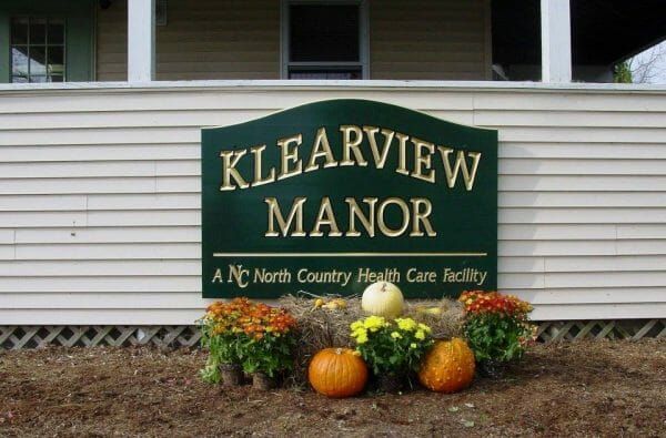Klearview Manor Sign