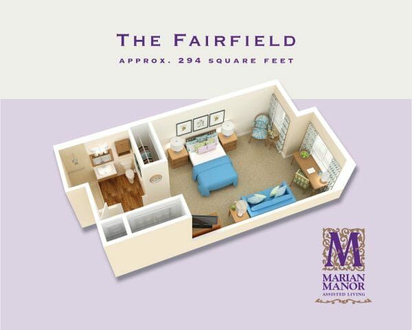 Marian Manor The Fairfield floor plan