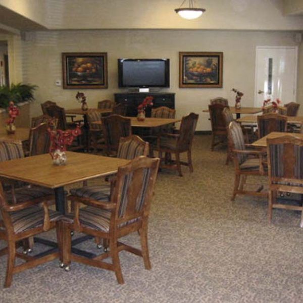 The community dining room at Maple Ridge by Bonaventure