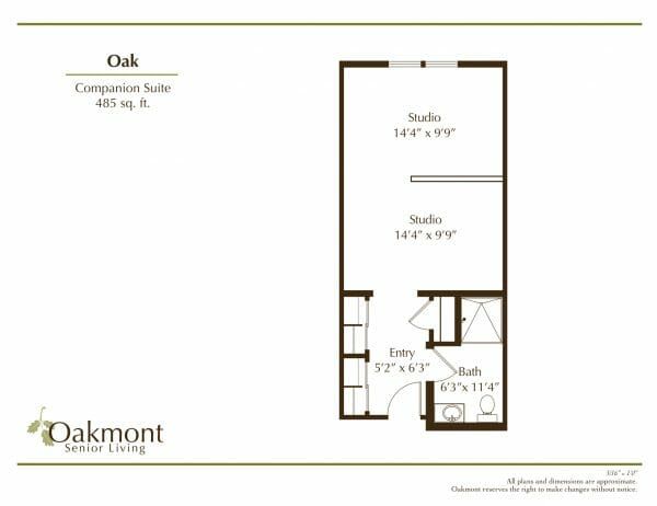 Oakmont of Folsom Oak floor plan