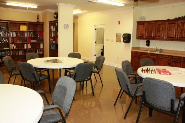 Community recreation room in Village at Cook Springs
