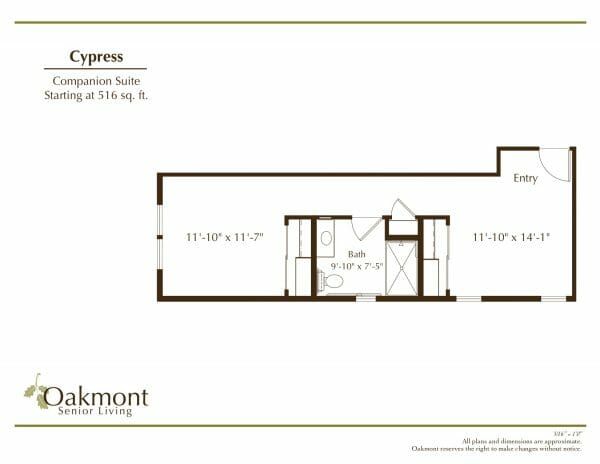 Oakmont of El Dorado Hills Cypress floor plan