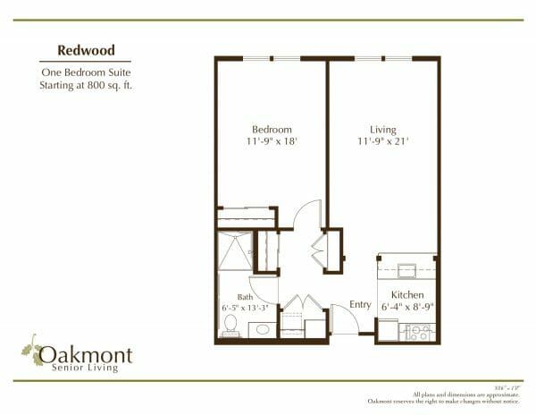 Oakmont of El Dorado Hills Redwood floor plan