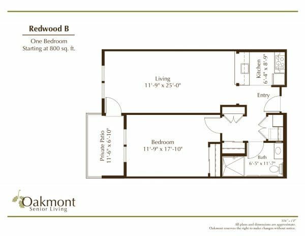 Oakmont of El Dorado Hills Redwood B floor plan