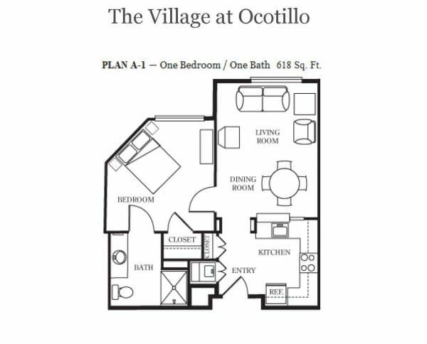 The Village at Ocotillo floor plan 1