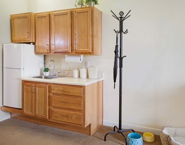 Kitchen area of an apartment in Sunrise of Gilbert