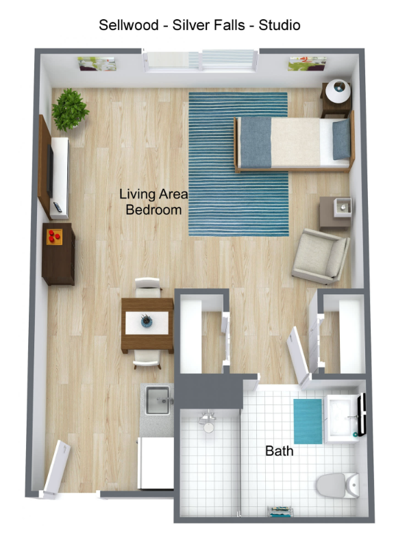 Sellwood Senior Living Floor Plan1