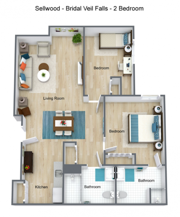 Sellwood Senior Living Floor Plan4