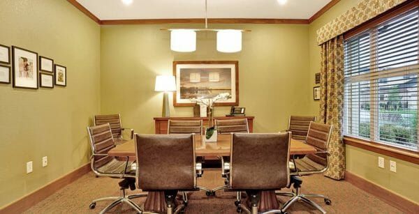Conference room in Seven Lakes Memory Care