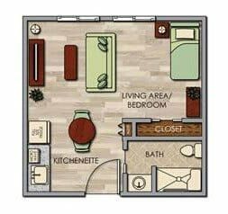 Healdsburg Senior Living Floor Plan