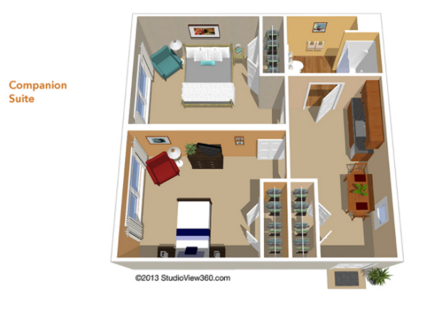 Sunrise Assisted Living Companion Floor Plan